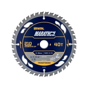 IRWIN 210mm 40T Marathon Circular Saw Blade
