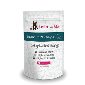 Laila & Me Dehydrated Australian Lamb Chips For Cats and Dogs - 100g
