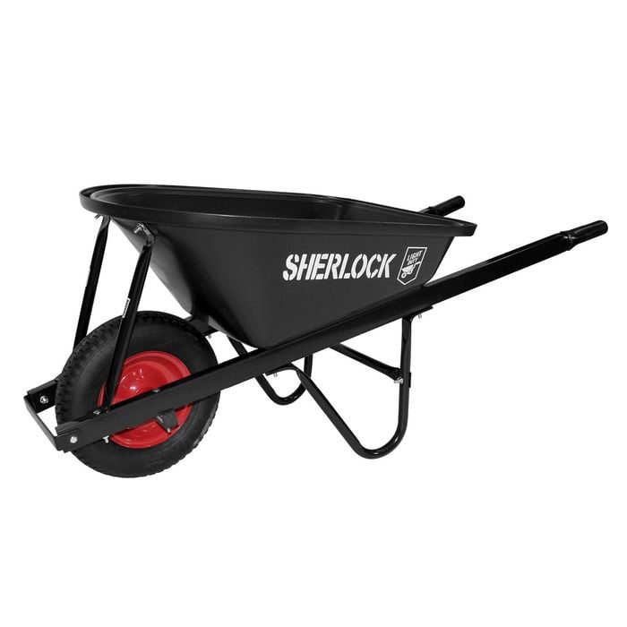 Sherlock 80L Home Use Poly Tray Wheelbarrow