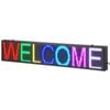VEVOR 99x19cm Programmable LED Sign DIY Custom Text Animation Pattern Display Board