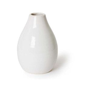 E Style Arabella 24cm Ceramic Flower Vase Decor - White
