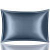 Anypillow Pillowcase 50x90cm Blue Gray Pure Real Silk