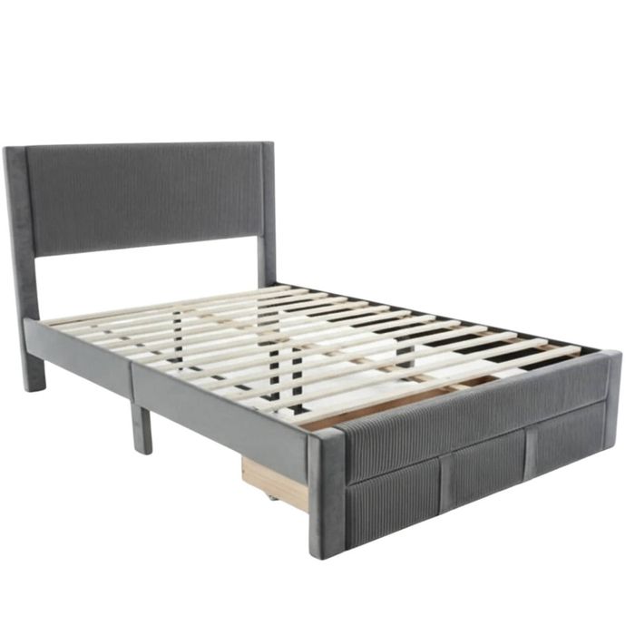 Rae Bed Frame With Drawer - Double