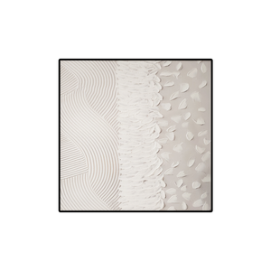 Elegant Collections Nordic Neutral Square Wall Art