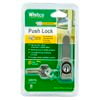 Whitco Sliding Window Push Lock - Mahogany