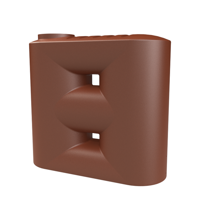 Melro Tanks 3510L Heritage Red Poly Slimline Water Tank