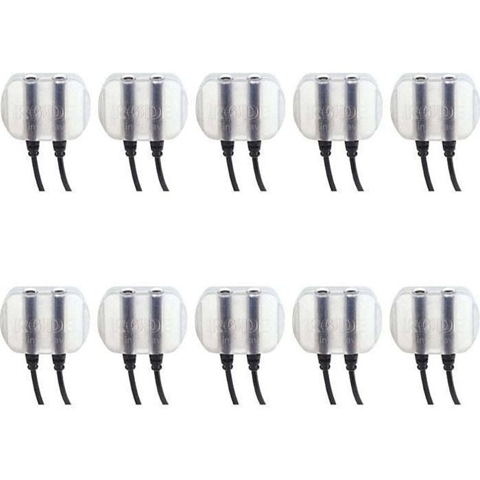 Rode invisiLav (10 pack) Discreet skinsafe mount for la valier microphones. Supports R