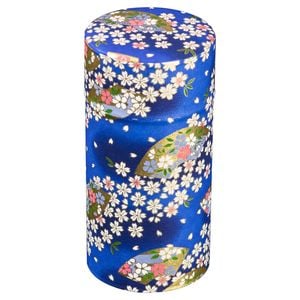 Omotenashi Yuzen Blue Tea Canister - 200g