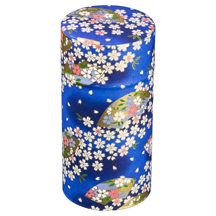 Omotenashi Yuzen Blue Tea Canister - 200g