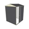 Build-a-Shed 1.5 x 1.5 x 2.3m Gable Single Sliding Side Door Shed - Grey