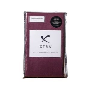 Xtra - Active Performance Pillowcases Burgundy