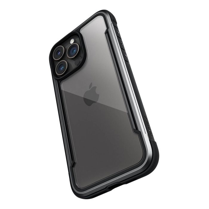 Raptic Shield Phone Case For Apple Iphone 15 Pro - Black
