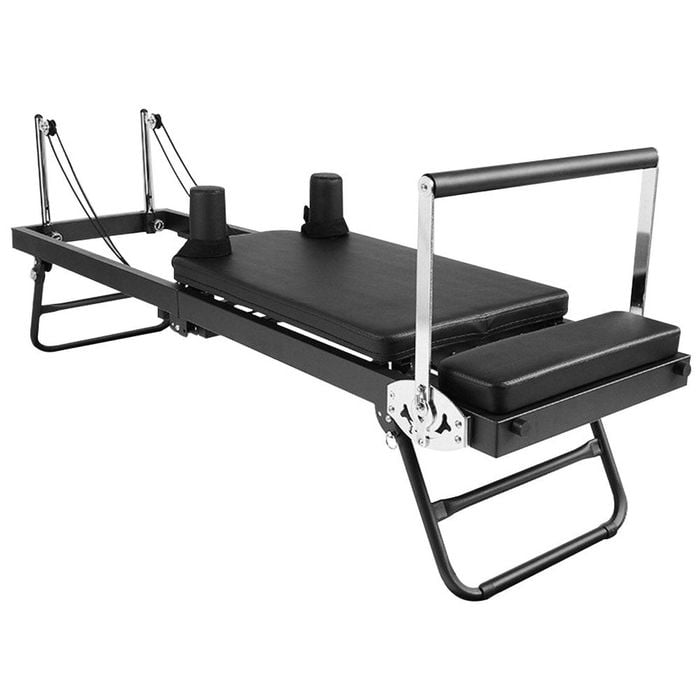 Pilates Reformer Foldable Pilates Machine Core Pilates Bed Max Load 120kg With Adjustable Resistance Fit Various Heights For Ho