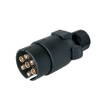 Narva 12V 30A 7 Pin Large Round Plastic Trailer Plug
