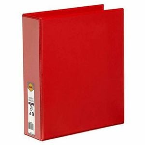 Marbig 3 D-ring Clearview Insert Binder 50mm (A4) (Red)