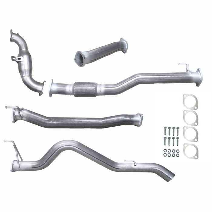 Ignite Exhausts Turbo Back For Holden Rg Colorado 2.8l 3" Cat & Pipe Raw Aluminised Steel