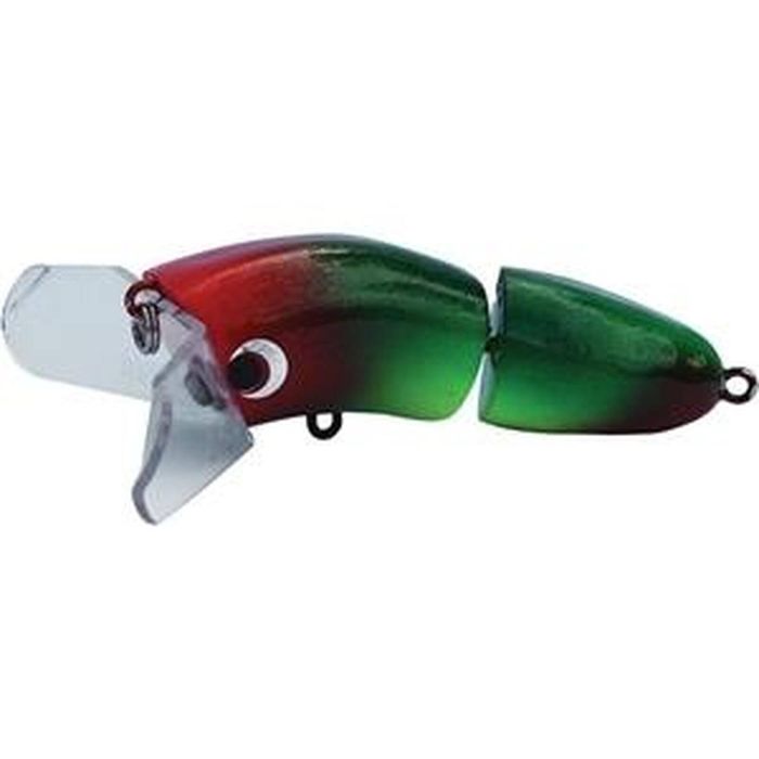 Taylor Made Wollaper Jointed 100mm Surface Walker Fishing Lure P Green Parrot