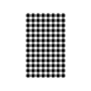 Gingham Greaseproof Paper Pack 200 - Black