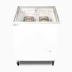 Bromic Display Chest Freezer - 176L - Curved Glass Top