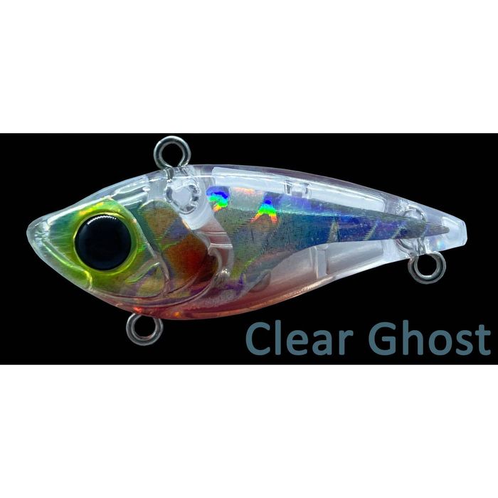 Cranka 40mm 4.5g Lipless Sinking VIB Fishing Lure Clear Ghost