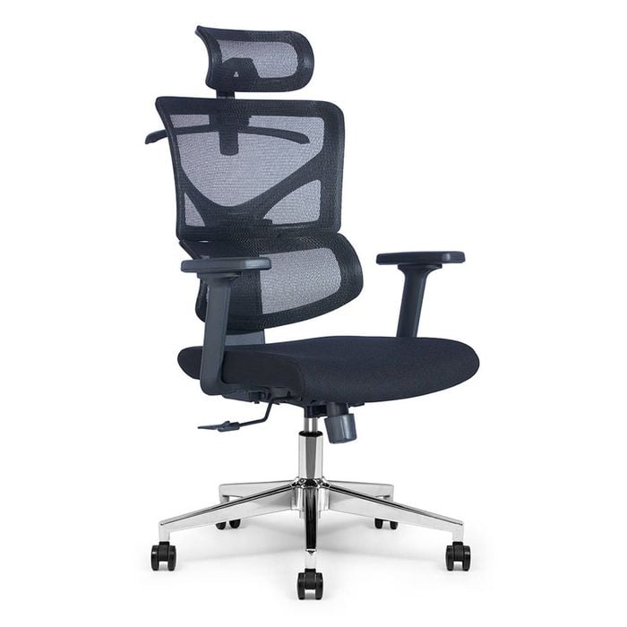 Modern Furniture BIRGER Executive Office Chair with Headrest - Black