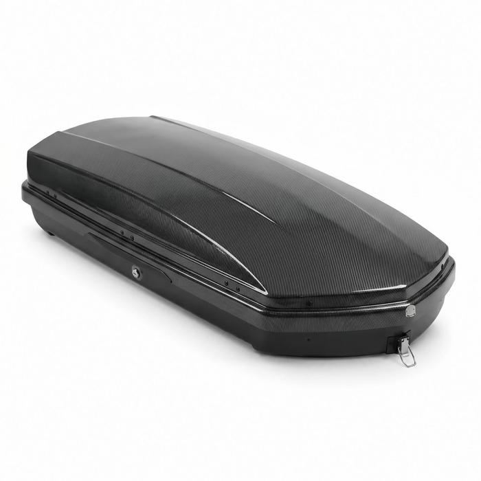 Outdoor360 Car Roof Rack Bag, 550L Carbon Fiber Finish fit Crossbar for Travel