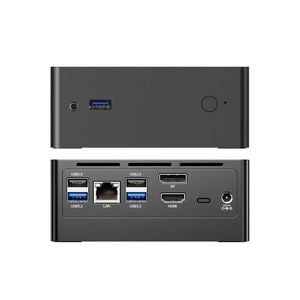 BDI Intel N100 Mini Pc Dual 4k Display Tiny Computer--8g Ram Ddr4 256g Ssd
