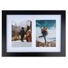 Frankie & Me Wooden Collage 6x8'' Double Picture Frame Home/Office Decor Black