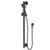 HomeCare by Caroma WELS 3 star 9L/min 900mm Black Matte Rail Shower Set