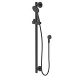 HomeCare by Caroma WELS 3 star 9L/min 900mm Black Matte Rail Shower Set