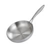 NNEOBA 28cm Stainless Steel Non-Stick Frying Pan Uncoated Cookware Silver