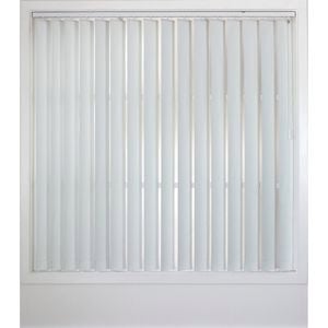 Windoware White Poly Vertical Delta Blind - 1800mm x 2100mm