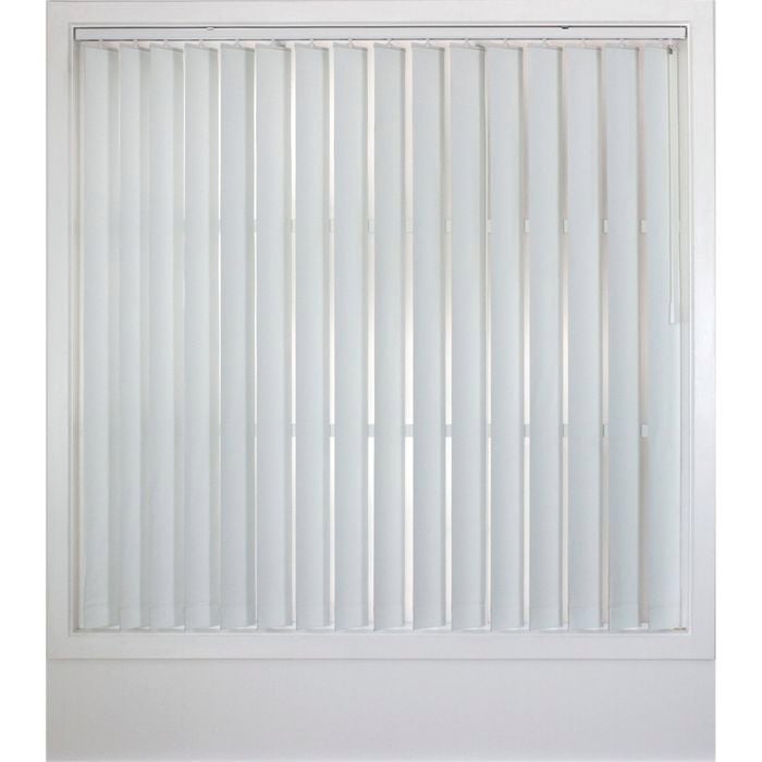 Windoware White Poly Vertical Delta Blind - 1800mm x 2100mm
