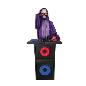 Galah Halloween 1.8m DJ Reaper Animatronic 3 Spooky Music Tracks