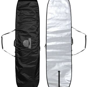 Summer vibes Lite Longboard Surfboard Boardbag Cover - Black/UV Reflect, 8'0"