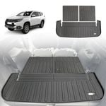 AUSGO Boot Liner for Mitsubishi Pajero Sport 2015-Onwards 7 Seats 3-Piece Set Cargo Trunk Mat