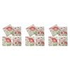 3x 4pc LVD Porcelain Coasters Vintage Home/Kitchen Decor 10cm Square