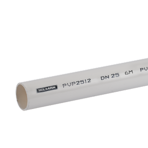 Holman 25mm x 3m Class 12 PVC Pressure Pipe