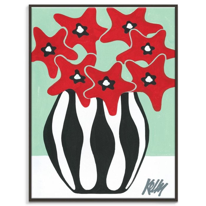 Artist Lane "Carousel" by Kelly - 41x51cm Black Framed Canvas