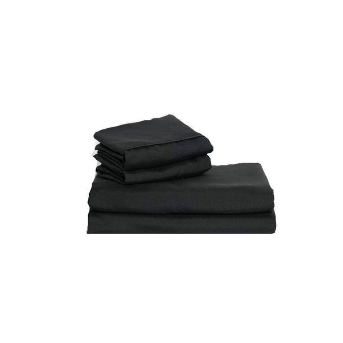2000TC Ultra Soft Comfort Super King Sheet Set - 3 Pieces (Black)