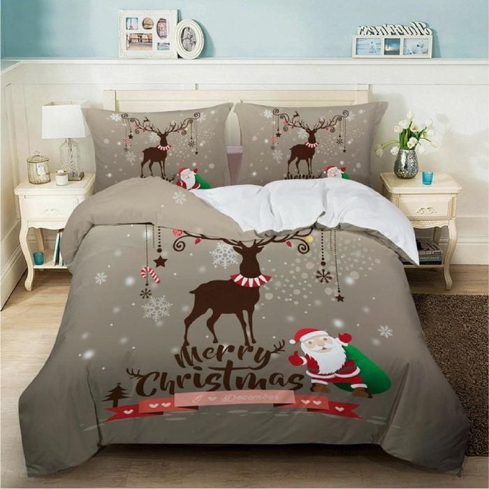 Dreamfields Double XMAS REINDEER CHRISTMAS XMAS Design Quilt Duvet Doona Cover Set