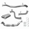 Ignite Exhausts Turbo Back For Toyota Landcruiser 78 Series V8 Troopy 3" With Cat & Muffler Raw Aluminised Steel
