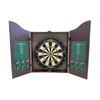Alana Ships Inn Dartboard Cabinet Wooden Nautical Design with & Darts
