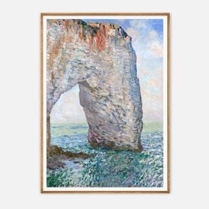 Galrie The Stunning Manneporte Cliffs Artwork by Claude Monet (1886), Wood Frame, A0 84 x 119cm (33 x 47inch)