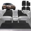 6D Diamond Car Floor Mats for Land Rover Range Rover Evoque 2018-Current-Full Set-Black-Outback GT