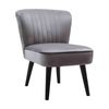 Modern Furniture SIGO 59x73cm Lounge Chair - Grey & Black