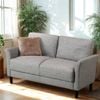 Zinus 2 Seater Sofa Couch Fabric - Light Grey