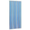 Pillar 86 x 200cm Blue/White Weekender PVC Door Curtain