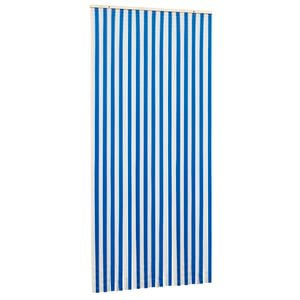 Pillar 86 x 200cm Blue/White Weekender PVC Door Curtain