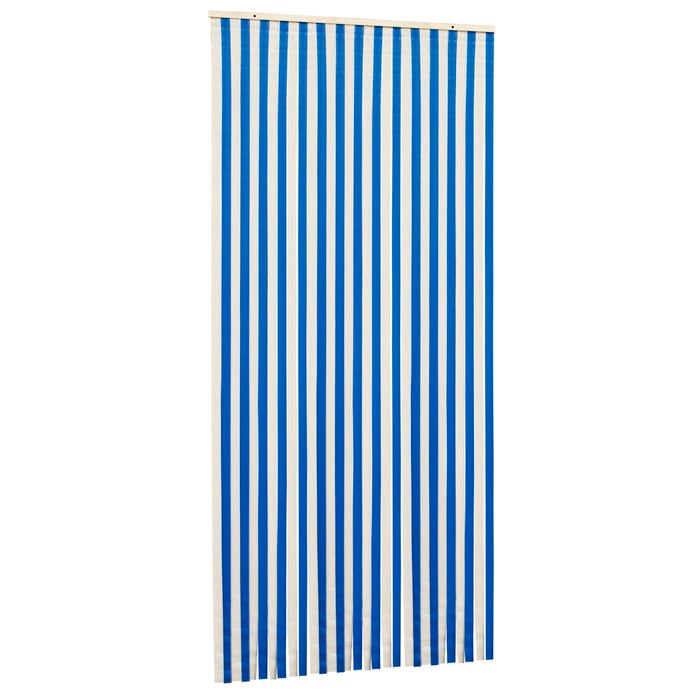 Pillar 86 x 200cm Blue/White Weekender PVC Door Curtain